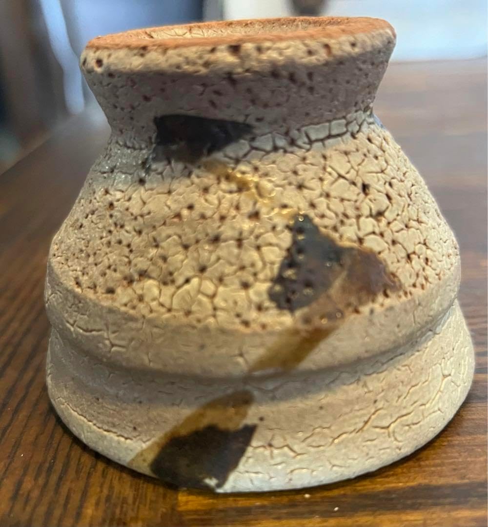 人間国宝 濱田庄司のぐい呑み 未使用 保管品 濱田友緒 作 ぐい呑